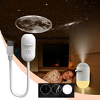 Galaxy Projector and Night Light 2-in-1 USB Flexible Arm