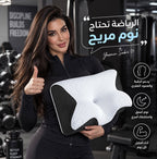 Ergonomic Cervical Contour Bed Pillow for Neck Support